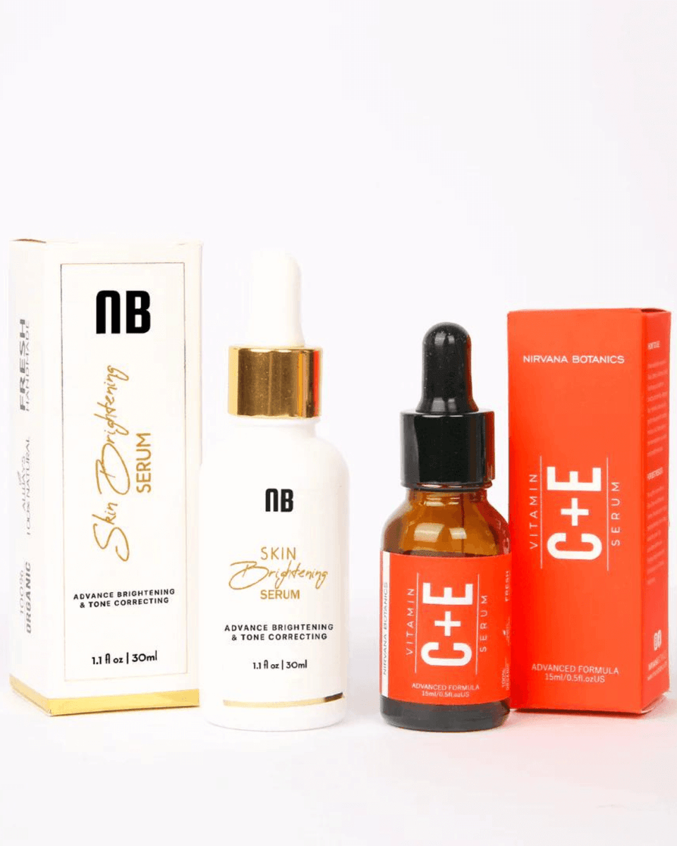 Vitamin C & E Serum Brightening Serum Nirvana Botanics