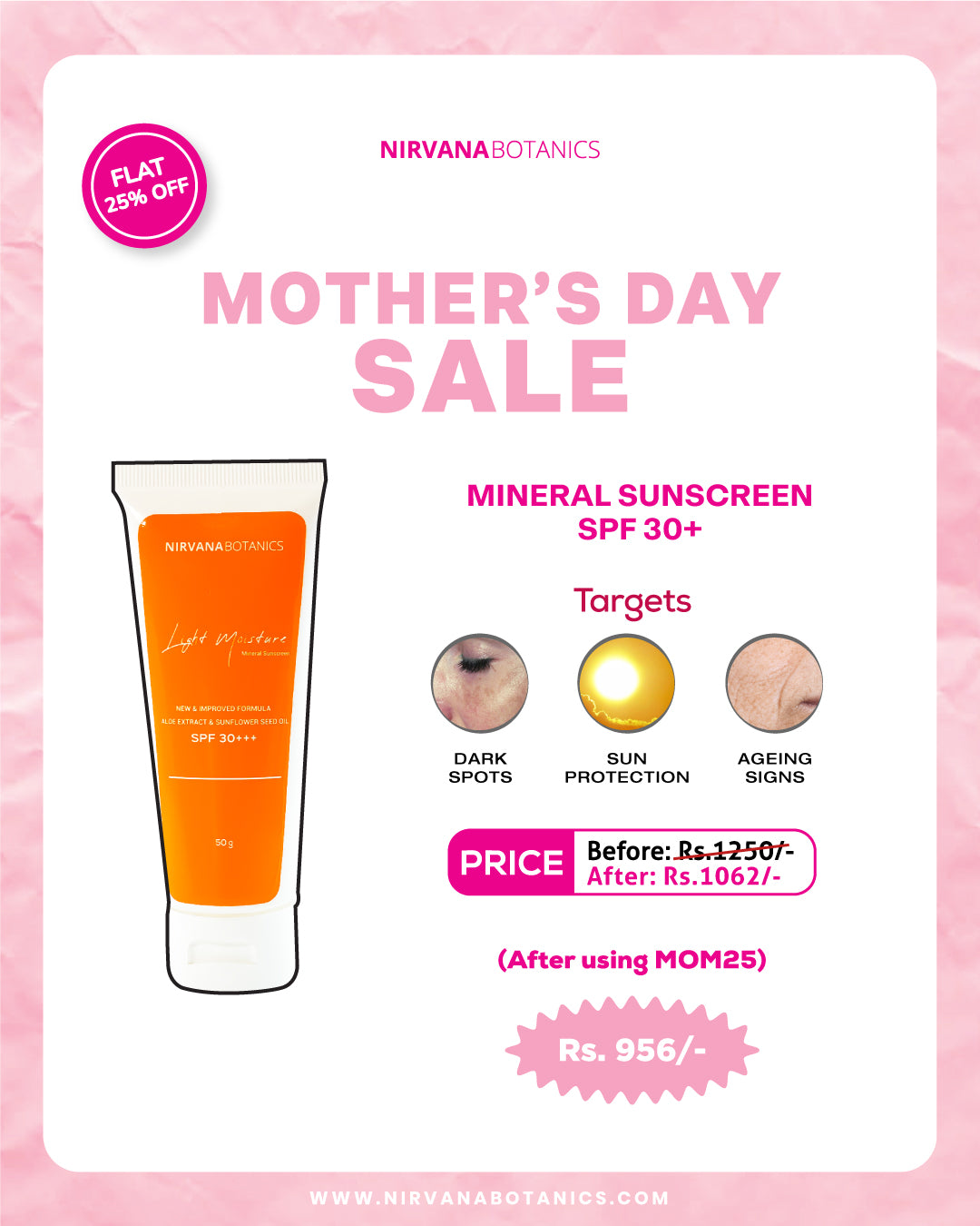 Light Mineral Sunscreen SPF 30+++☀️