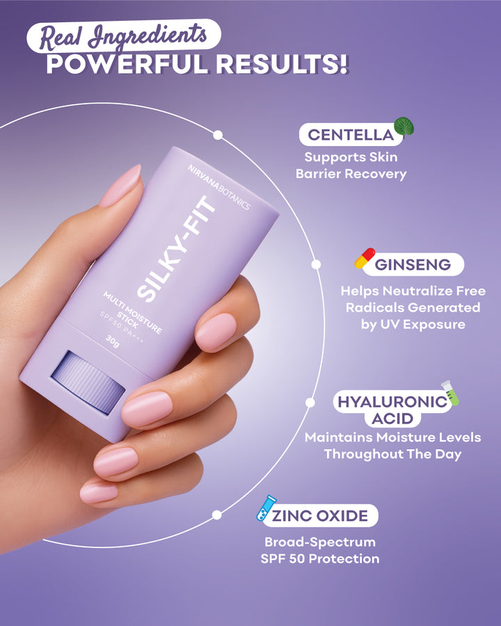 Silky Fit Moisturiser Stick SPF 50+++ ☀️