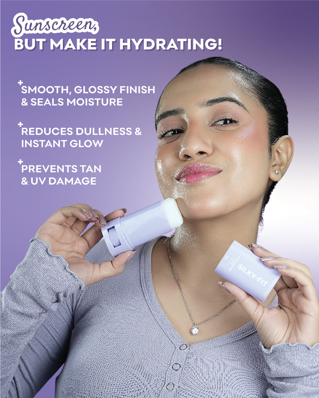 Silky Fit Moisturiser Stick SPF 50+++ ☀️