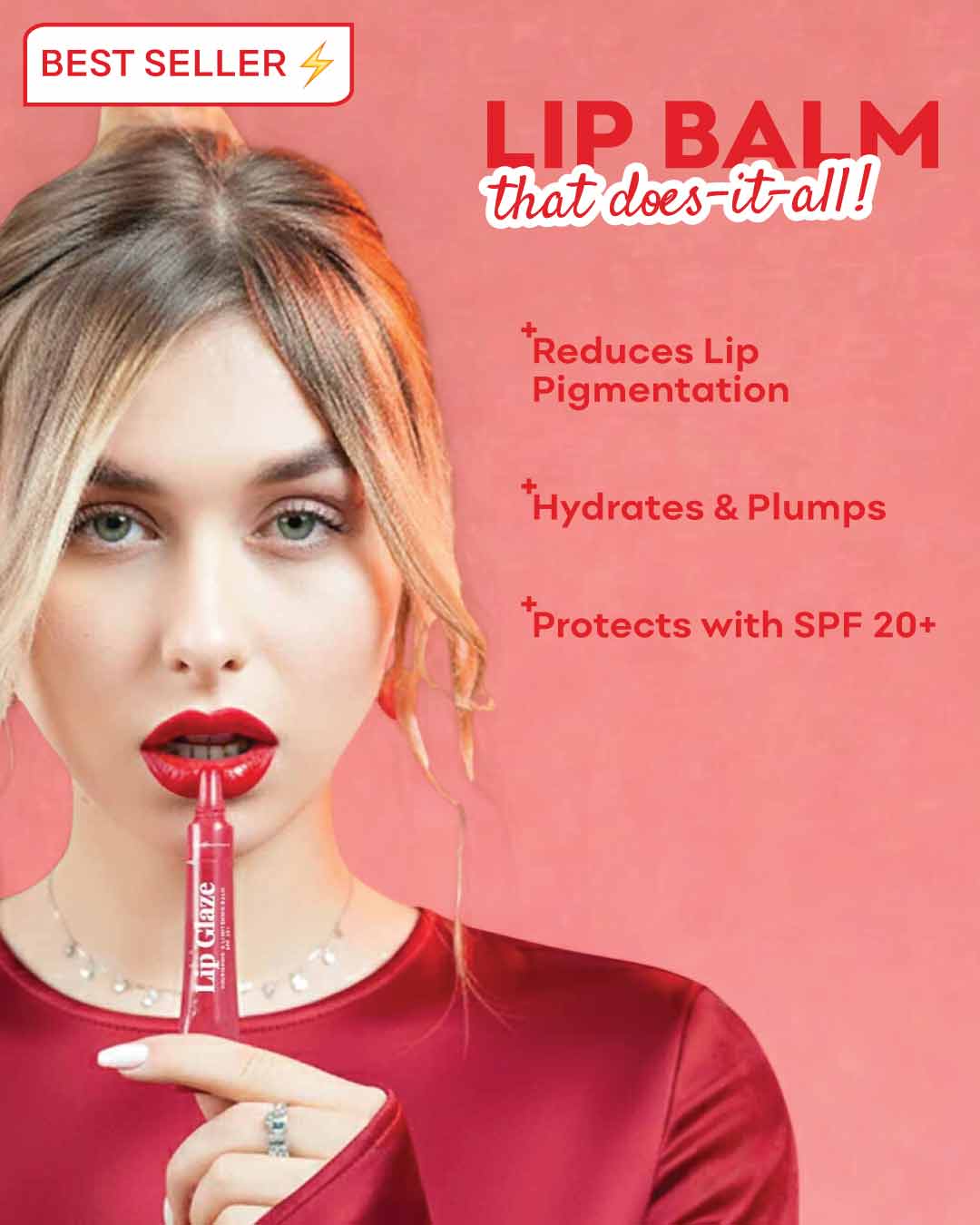 Strawberry Glaze - Lip Treatment -  Repair Pigmented Dry Lips 🍓